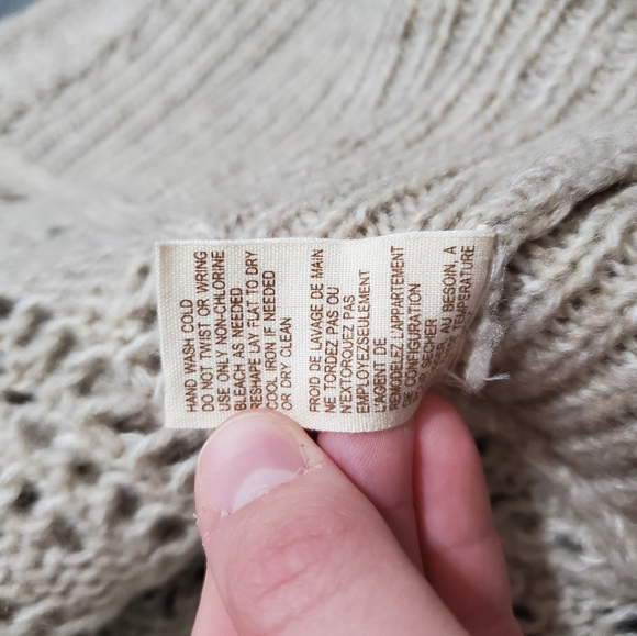 Free people wool cable knit sweater cardigan - Picture 6 of 8